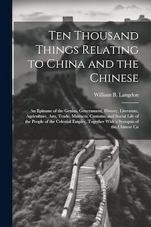 Front cover_Ten Thousand Things Relating to China and the Chinese