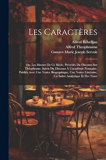 Front cover_Les Caractères