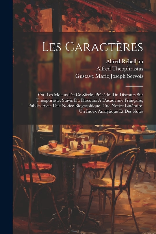 Front cover_Les Caractères