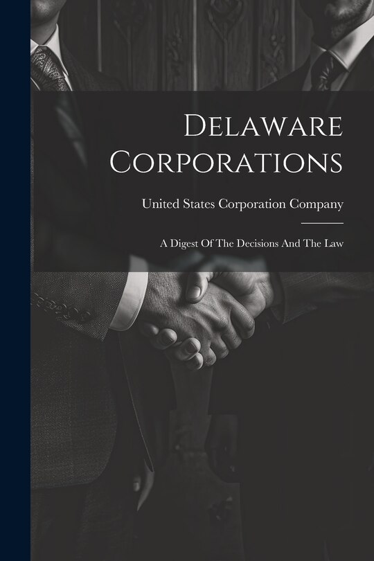 Front cover_Delaware Corporations