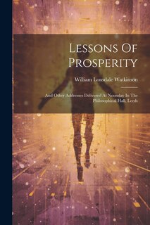 Front cover_Lessons Of Prosperity