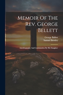 Couverture_Memoir Of The Rev. George Bellett