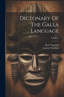 Front cover_Dictonary Of The Galla Language; Volume 2