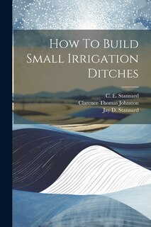 Couverture_How To Build Small Irrigation Ditches