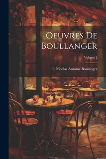 Front cover_Oeuvres De Boullanger; Volume 2