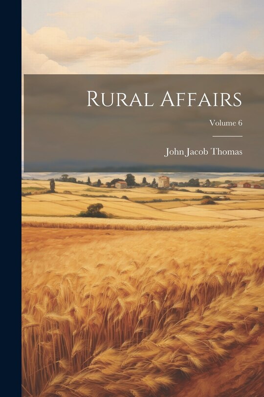 Front cover_Rural Affairs; Volume 6