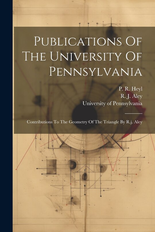 Couverture_Publications Of The University Of Pennsylvania