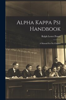 Couverture_Alpha Kappa Psi Handbook