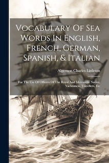 Front cover_Vocabulary Of Sea Words In English, French, German, Spanish, & Italian