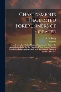 Couverture_Chastisements Neglected Forerunners of Greater