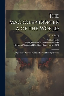 Couverture_The Macrolepidoptera of the World