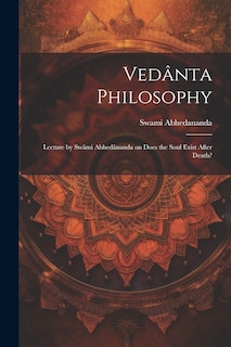 Front cover_Vedânta Philosophy