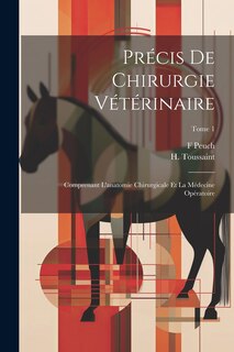 Front cover_Précis de chirurgie vétérinaire