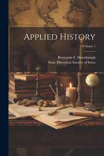 Front cover_Applied History; Volume 1