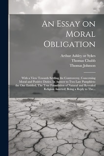 Front cover_An Essay on Moral Obligation