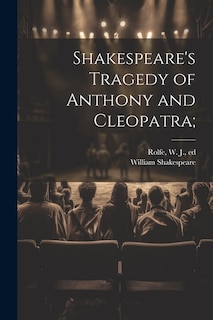 Couverture_Shakespeare's Tragedy of Anthony and Cleopatra;