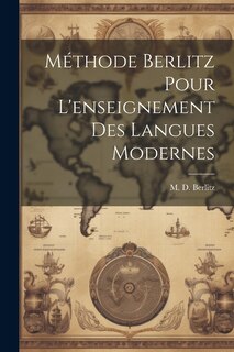 Front cover_Méthode Berlitz pour l'enseignement des langues modernes