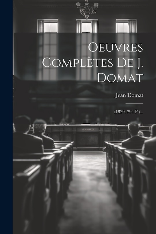 Front cover_Oeuvres Complètes De J. Domat