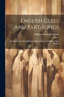 Couverture_English Glees And Part-songs
