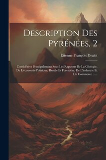 Front cover_Description Des Pyrénées, 2