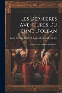 Couverture_Les Dernières Aventures Du Jeune D'olban