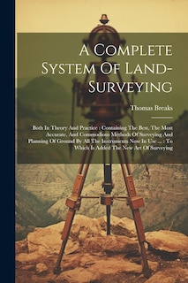 Couverture_A Complete System Of Land-surveying