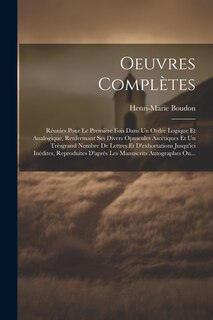 Front cover_Oeuvres Complètes