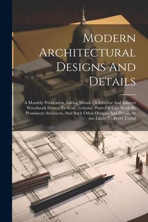 Front cover_Modern Architectural Designs And Details