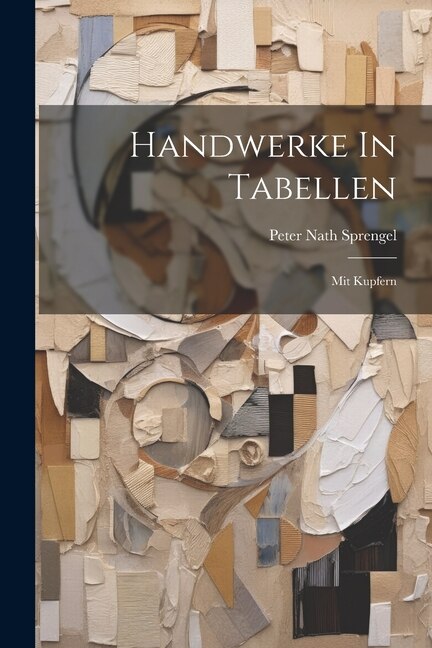 Front cover_Handwerke In Tabellen