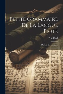 Front cover_Petite Grammaire De La Langue Fiote