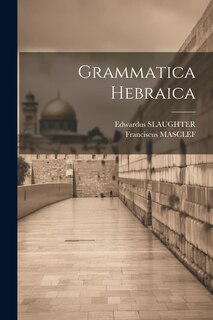 Front cover_Grammatica Hebraica
