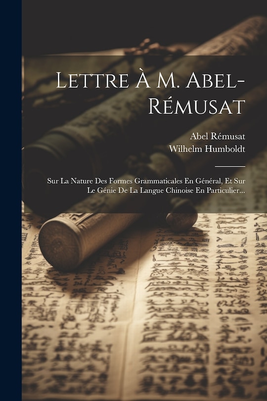 Front cover_Lettre À M. Abel-rémusat