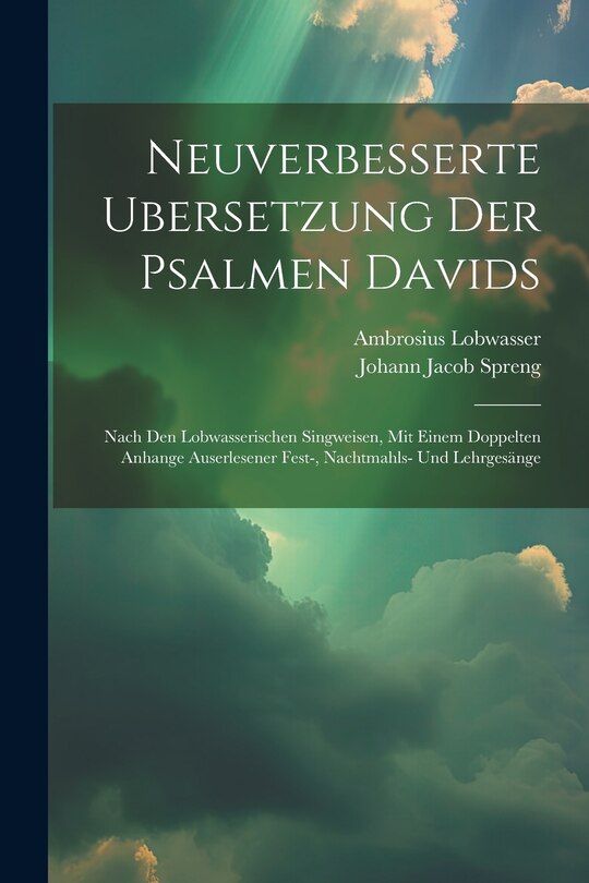 Couverture_Neuverbesserte Ubersetzung Der Psalmen Davids