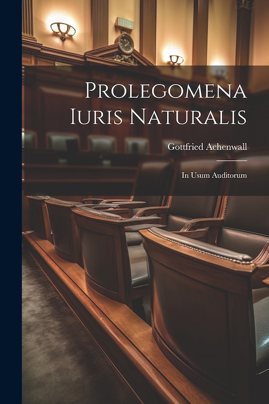Front cover_Prolegomena Iuris Naturalis