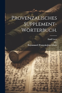 Front cover_Provenzalisches Supplement-Wörterbuch.