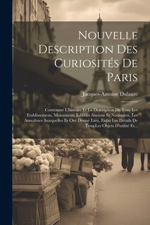Front cover_Nouvelle Description Des Curiosités De Paris