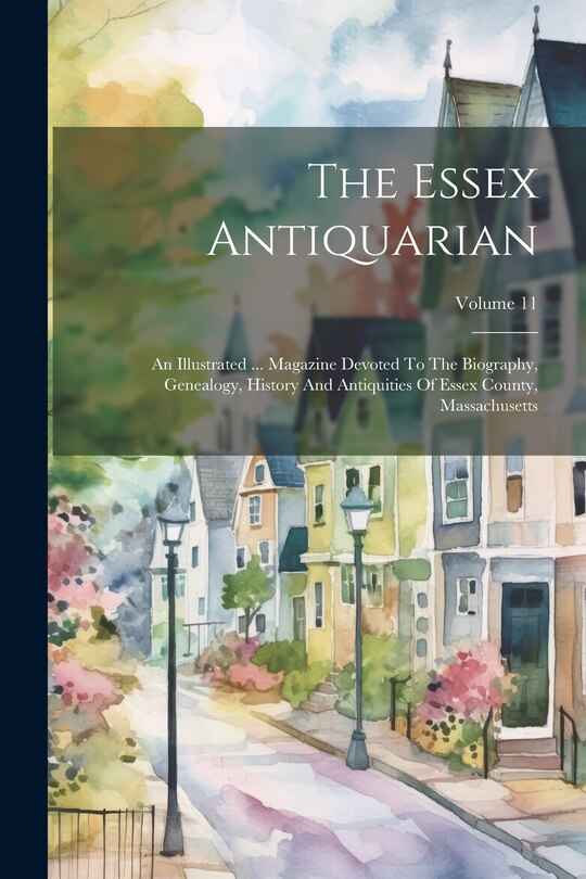 Front cover_The Essex Antiquarian