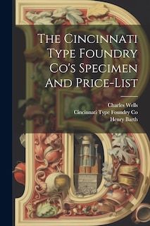 Front cover_The Cincinnati Type Foundry Co's Specimen And Price-list