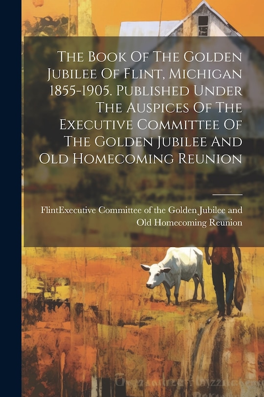 Front cover_The Book Of The Golden Jubilee Of Flint, Michigan 1855-1905. Published Under The Auspices Of The Executive Committee Of The Golden Jubilee And Old Homecoming Reunion
