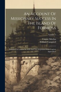 Front cover_An Account Of Missionary Success In The Island Of Formosa