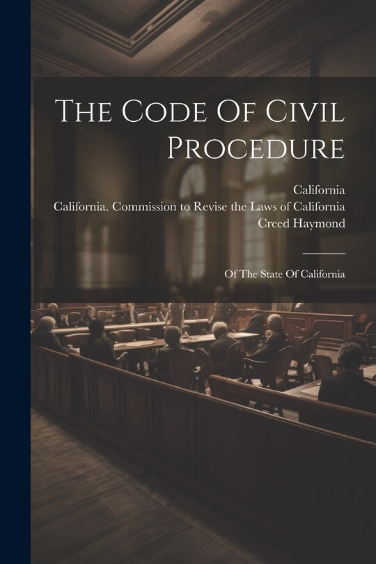 Couverture_The Code Of Civil Procedure