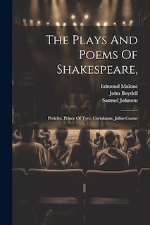 Front cover_The Plays And Poems Of Shakespeare,