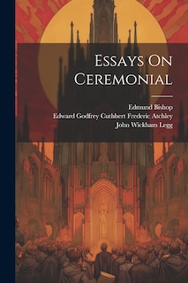 Couverture_Essays On Ceremonial