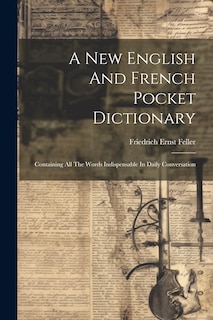 Front cover_A New English And French Pocket Dictionary