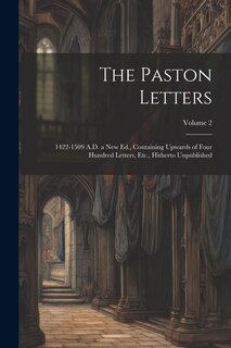 Couverture_The Paston Letters