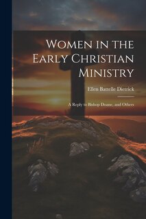 Front cover_Women in the Early Christian Ministry