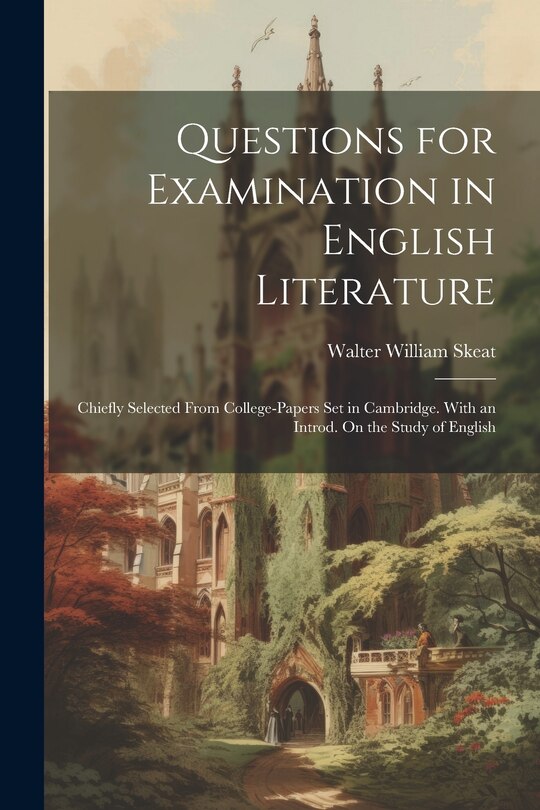 Couverture_Questions for Examination in English Literature