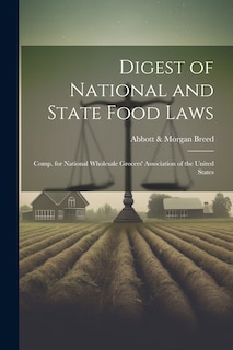 Front cover_Digest of National and State Food Laws