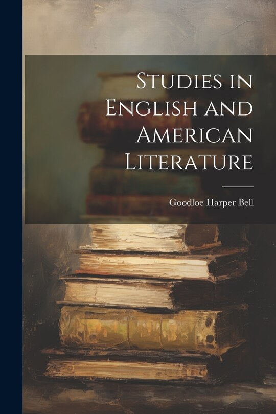 Front cover_Studies in English and American Literature