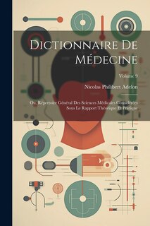 Couverture_Dictionnaire De Médecine